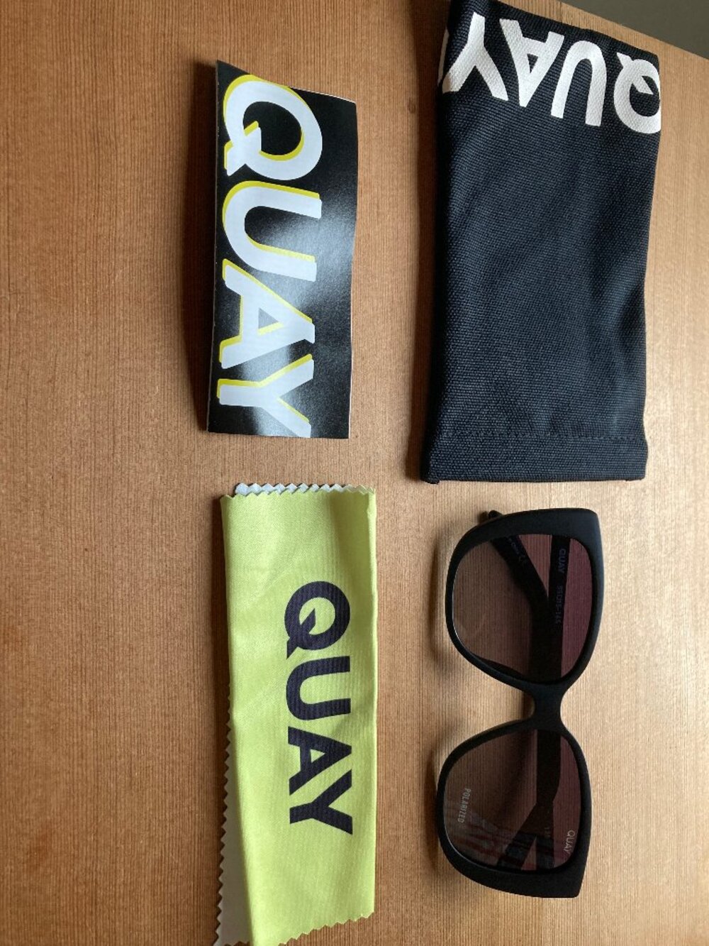 Quay Women's Ever After Black Cat-Eye Sunglasses - NWT